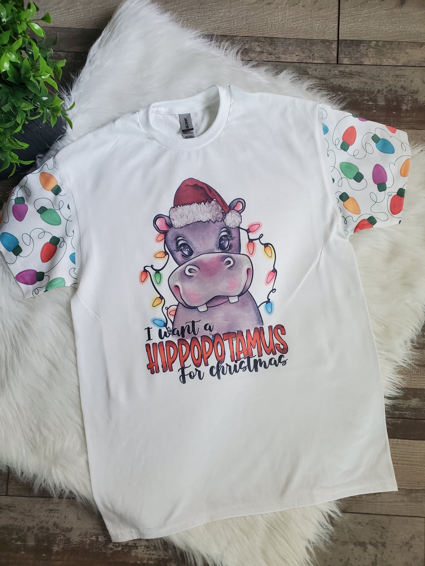 I Want A Hippopotamus For Christmas Tee Shirt