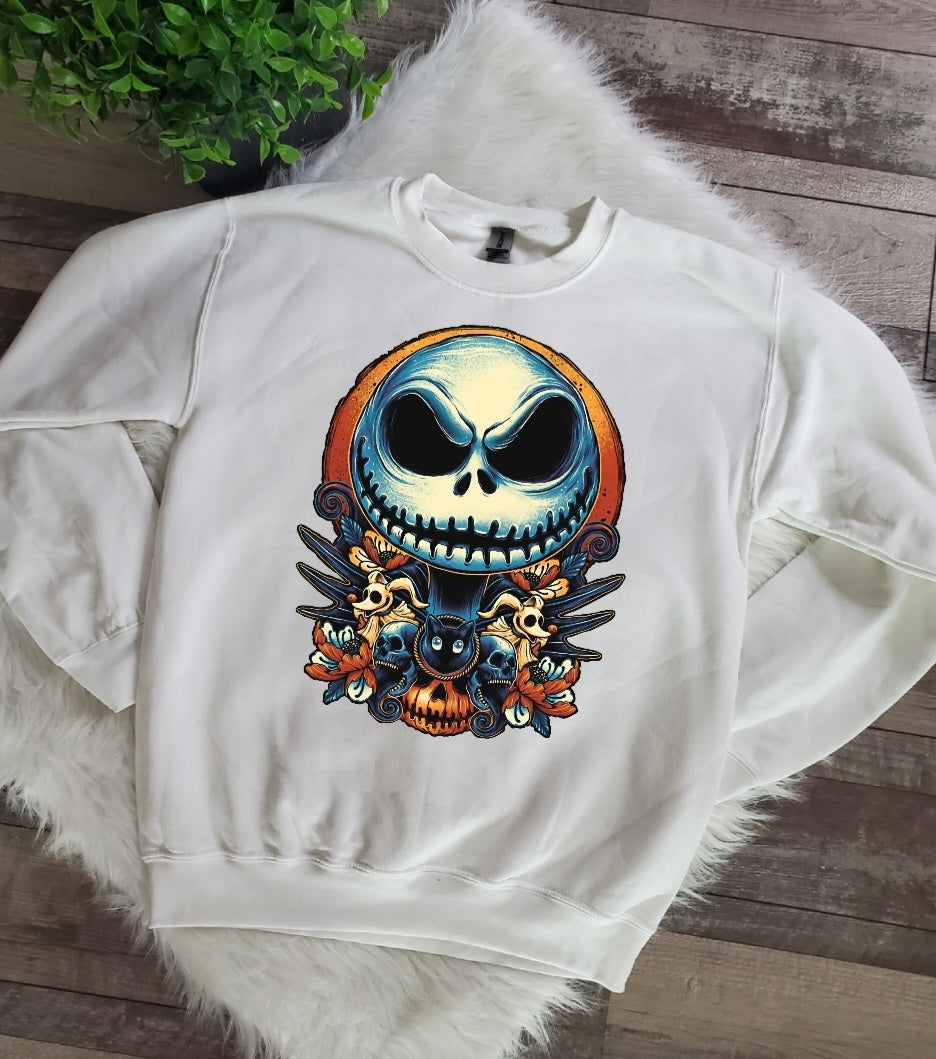 Halloween White Sweatshirt