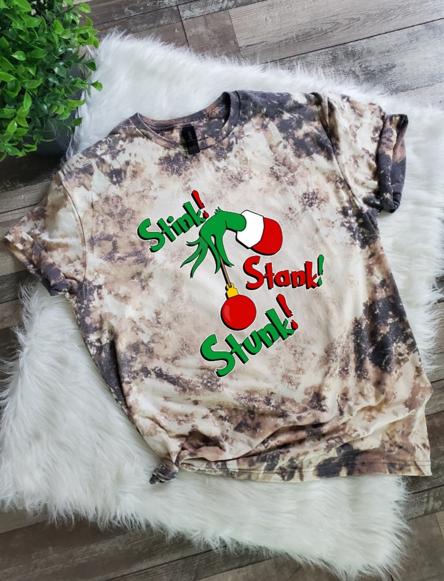 Stink Stank Stunk Bleached Tee