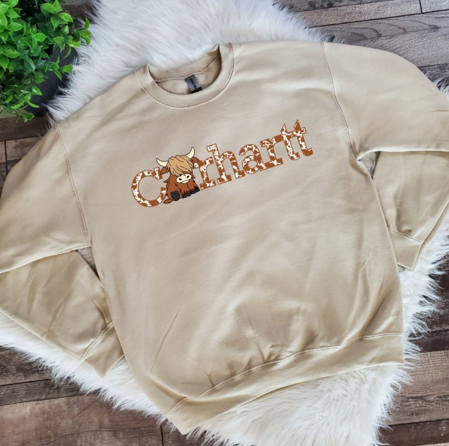 Carhartt Sand Color Sweatshirt