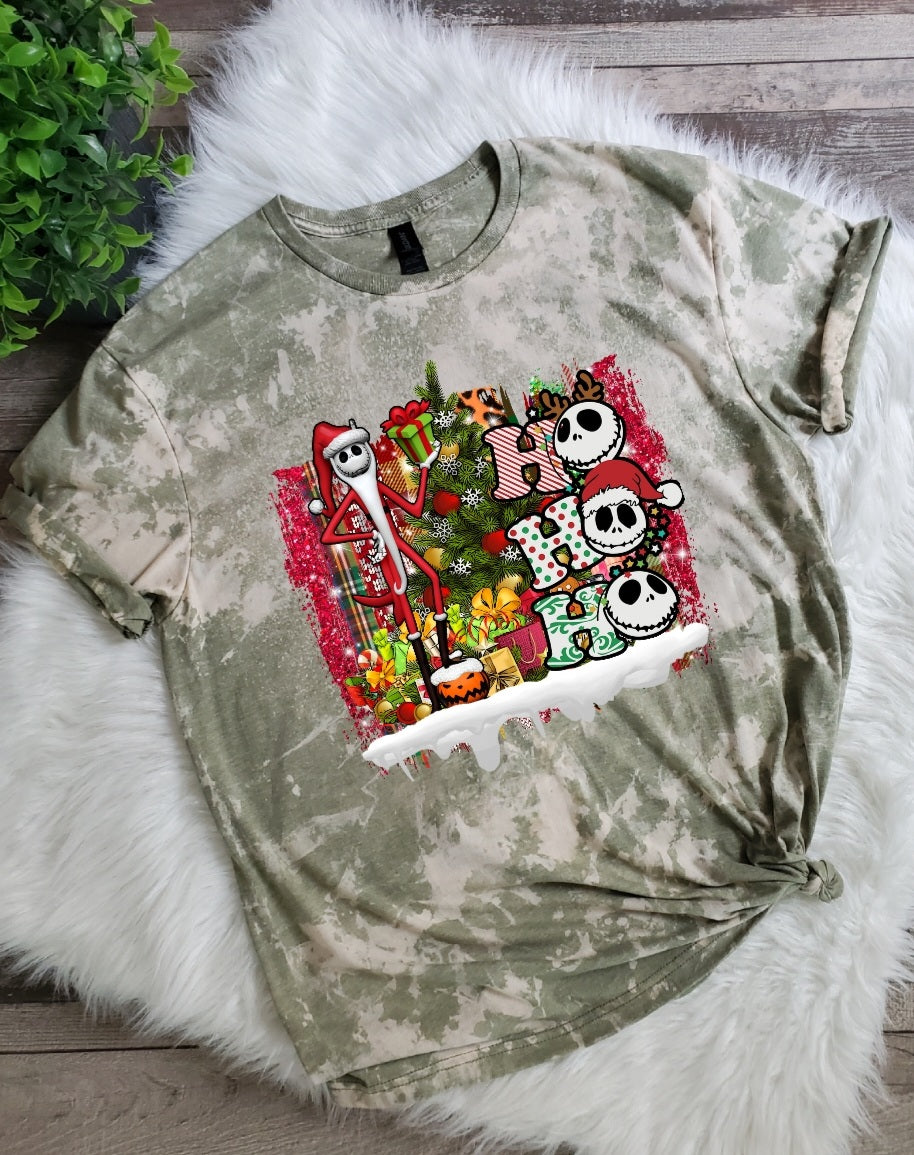 JS Christmas Bleached Tee