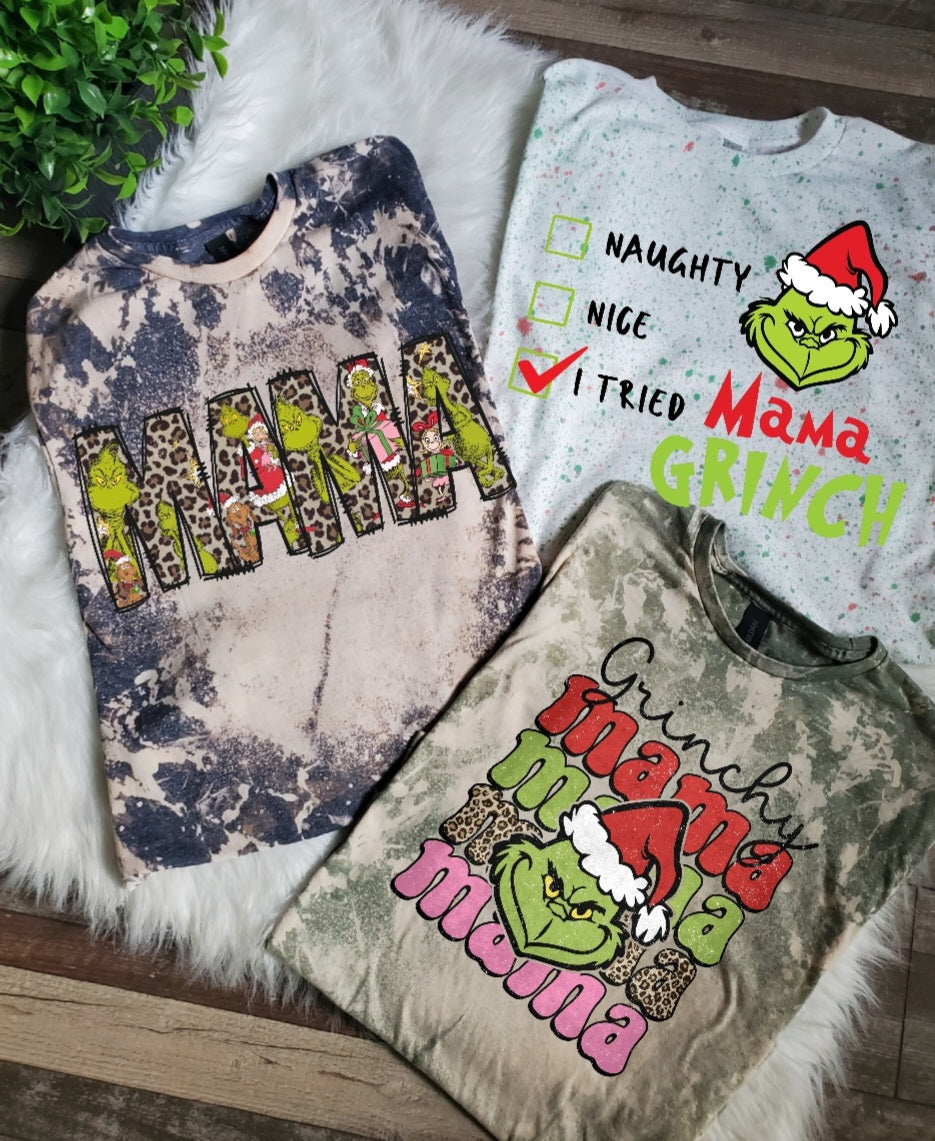Grinch Mama Tee Bundle