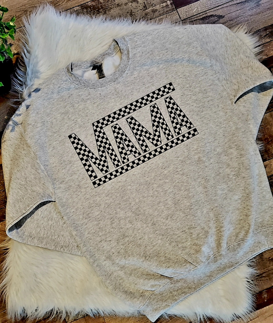 Mama Ash Gray Sweatshirt