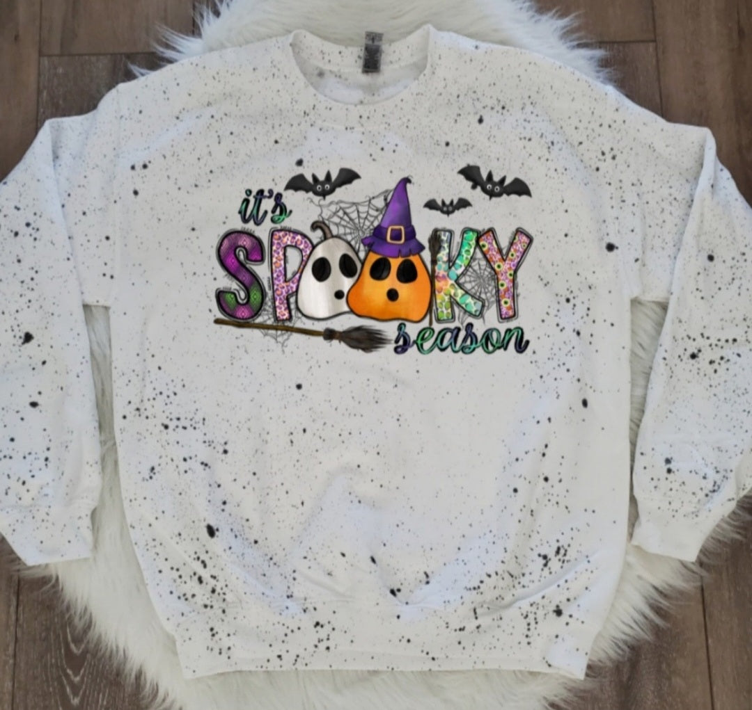 Spooky Season White Sweatshirt