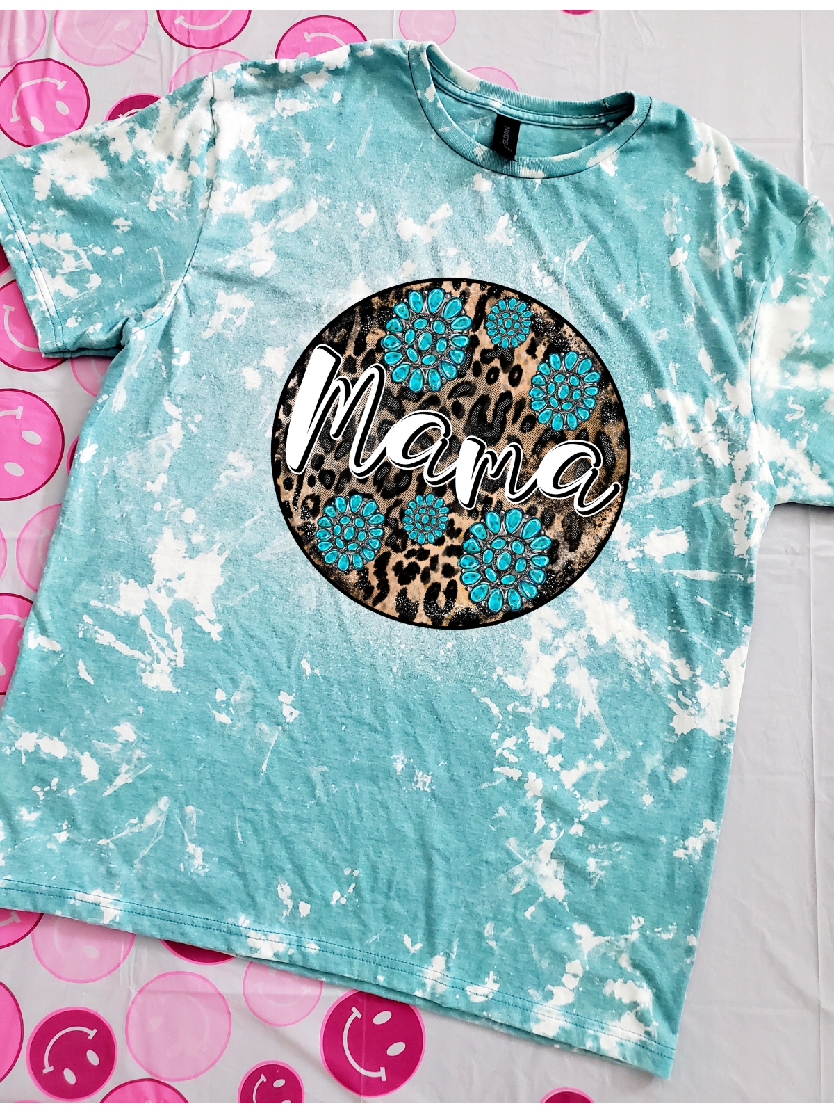 Western Mama Bleached tee