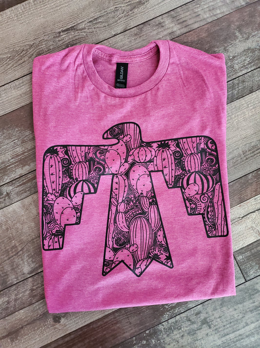 Cactus Thunderbird Screen Print Tee