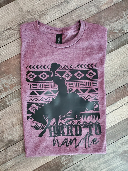 Hard To Handle Aztec Screen Print Tee