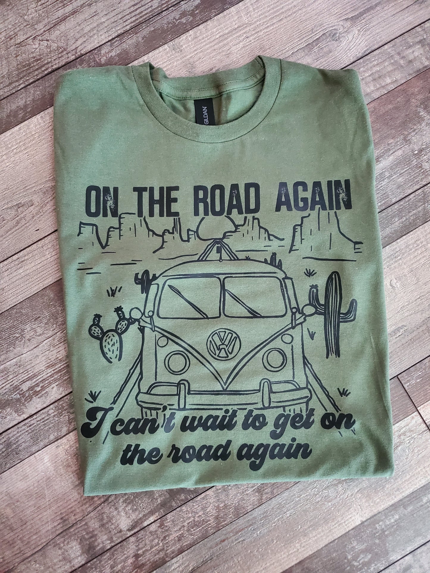 On The Road Again Screen Print Tee