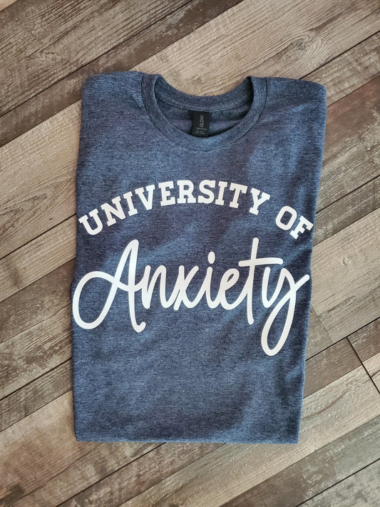 University of Anxiety Screen Print Tee