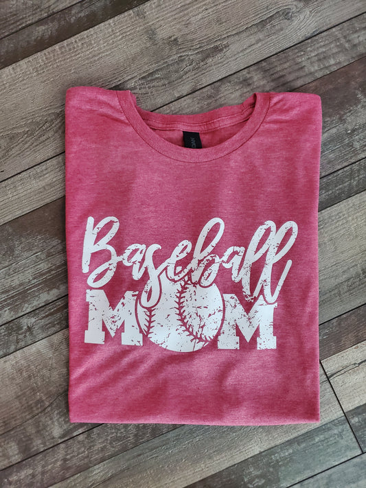 Baseball Mama Screen Print Tee