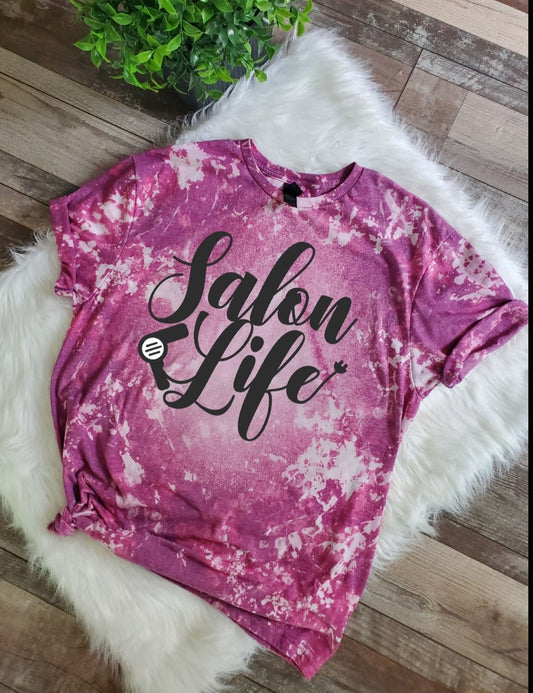 Salon Life Bleached Tee