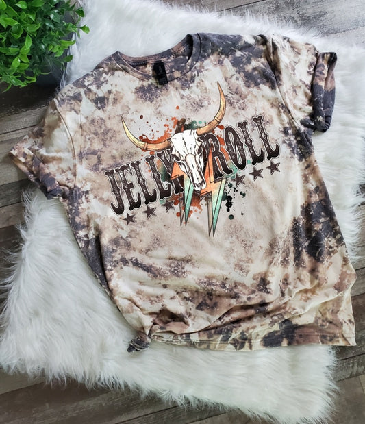 Jelly Roll Bleached tee