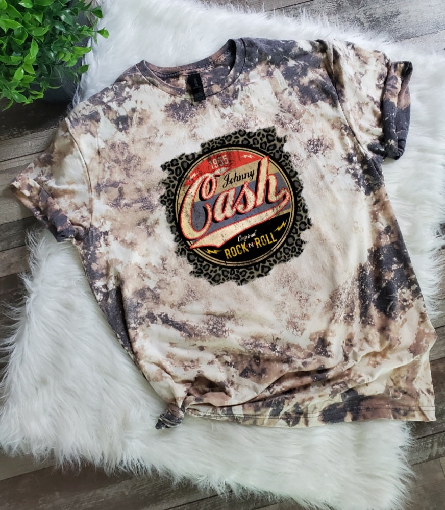 Cash Bleached tee