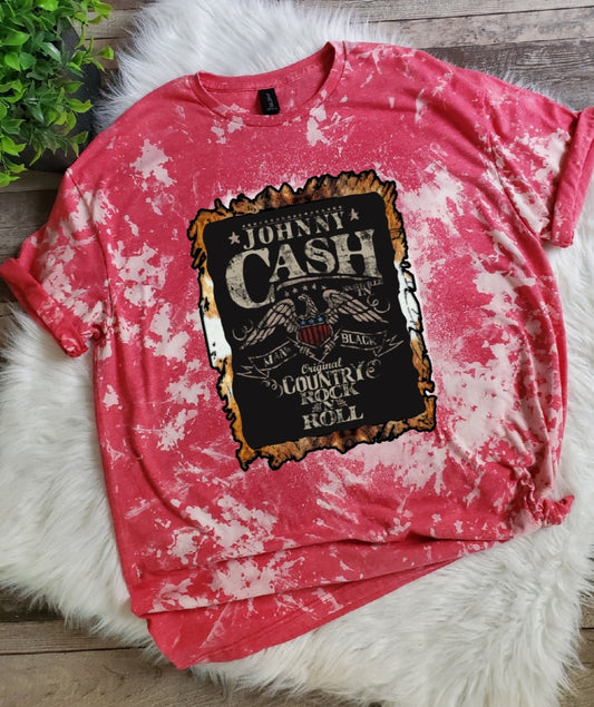 JC Country Rock & Roll Bleached tee