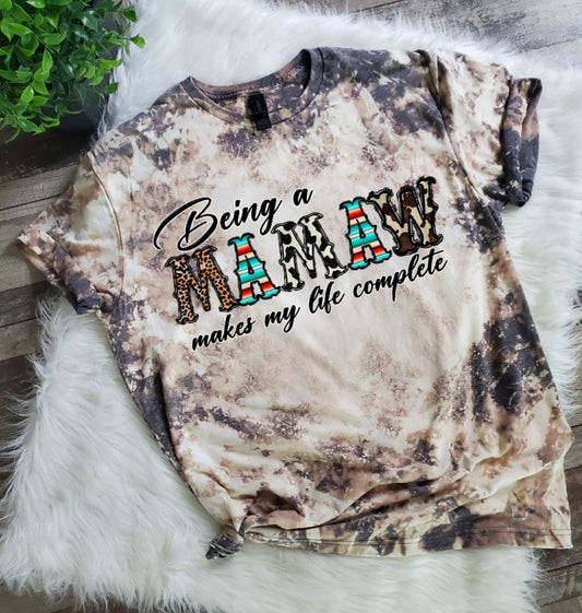 Western Mamaw Bleached Tee