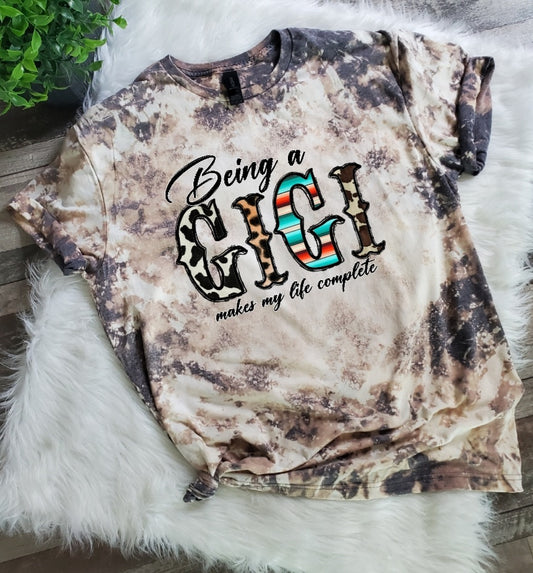 Gigi Western Bleached Tee