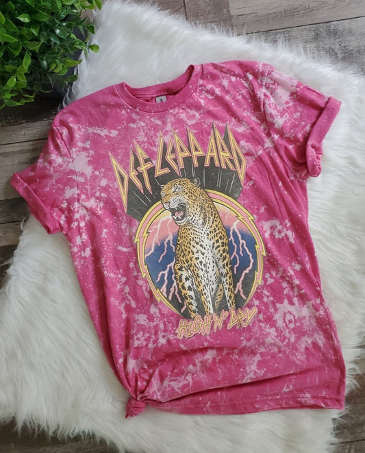 Def Leppard Bleached Tee