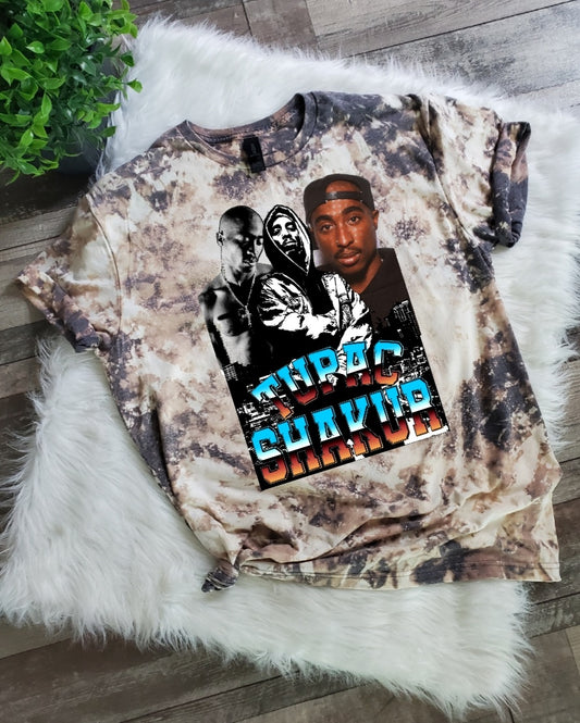 Tupac Bleached Tee