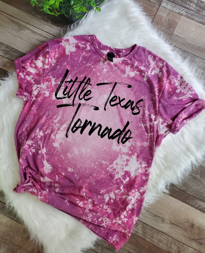Little Texas Tornado Bleached tee