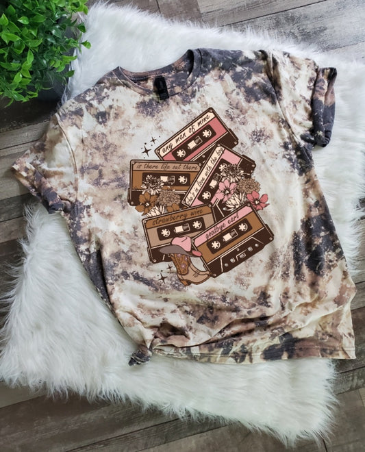 90's Country Music Bleached tee