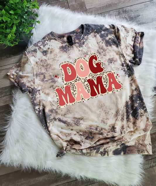 Dog Mama Bleached tee