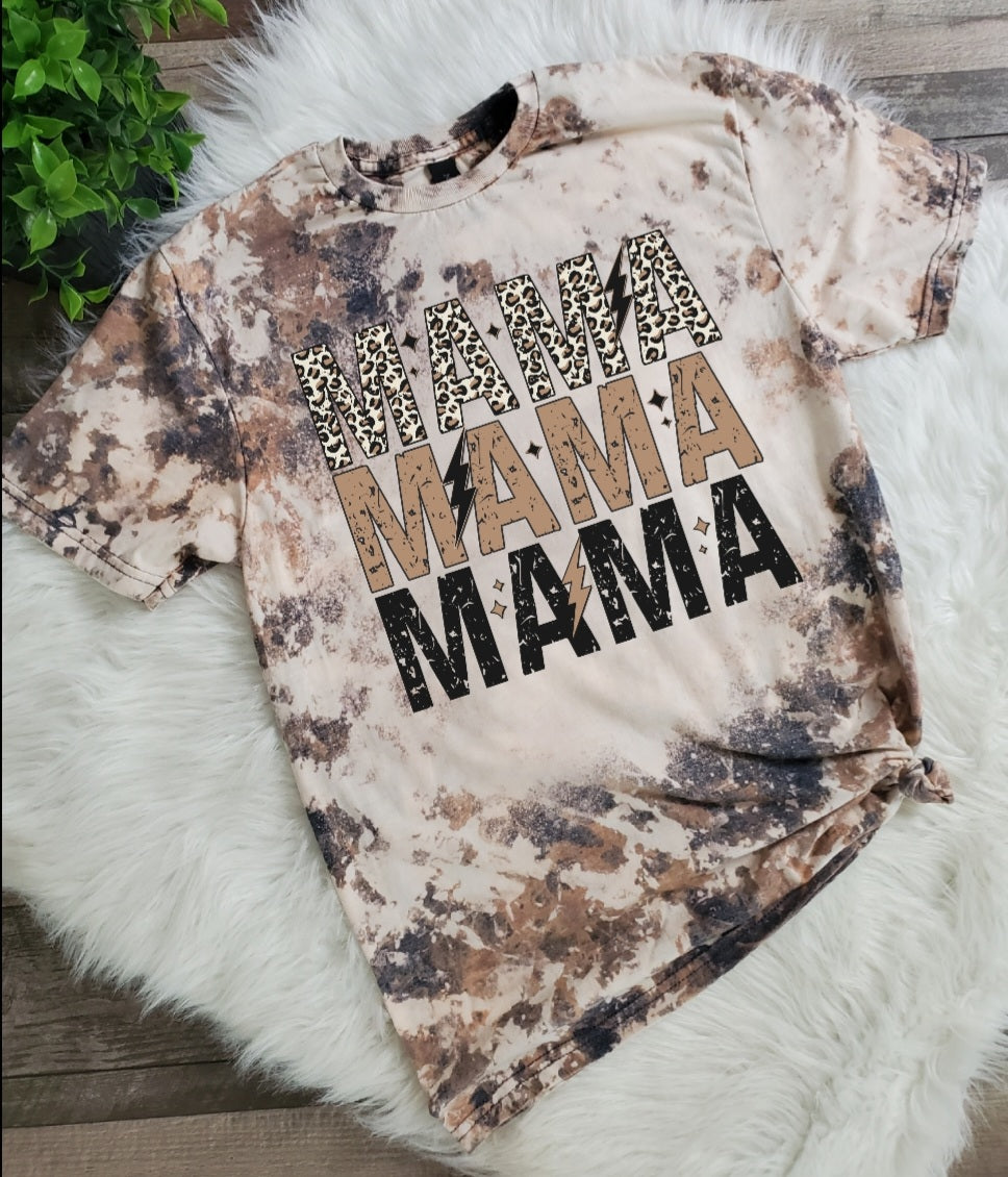 Mama Cowhide Bleached tee