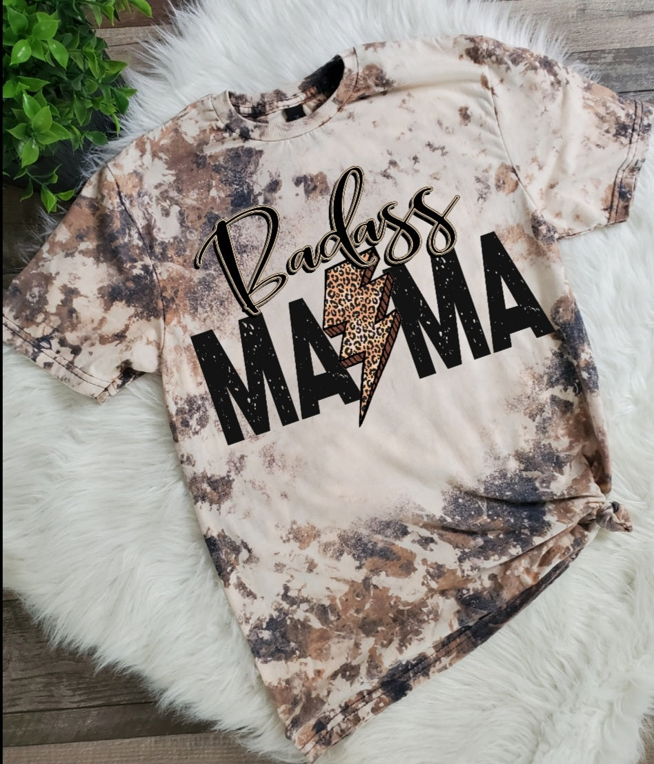 Bada$$ Mama Cowhide Bleached tee