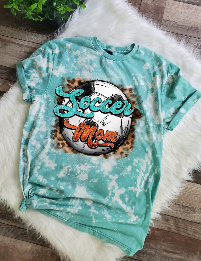 Soccer Mom Bleached Tee