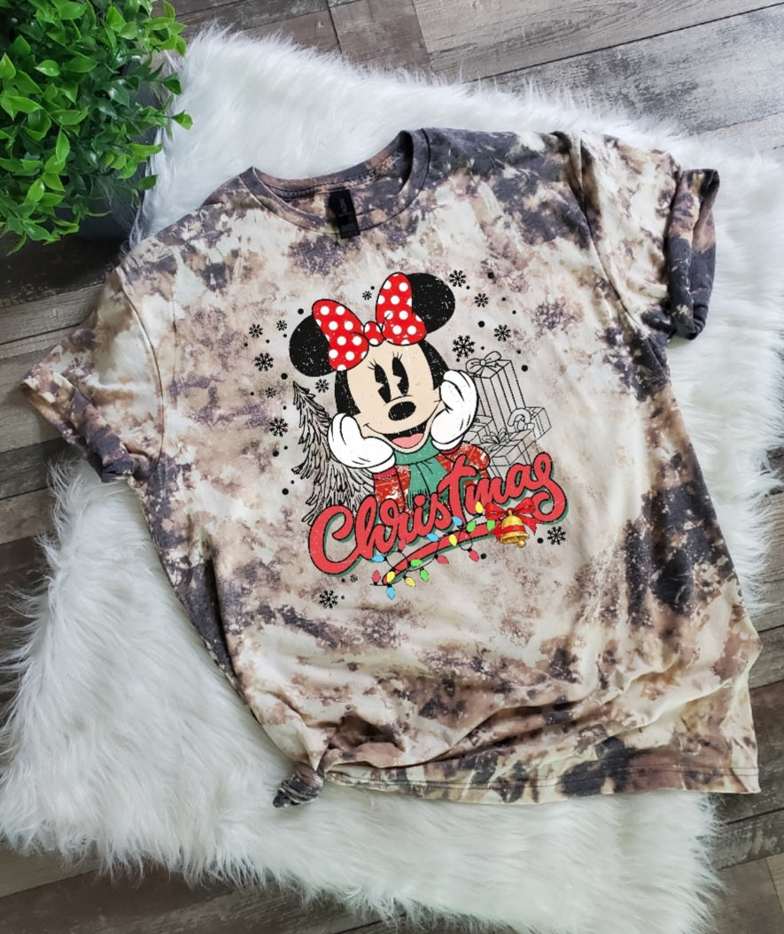 MM Christmas Bleached Tee