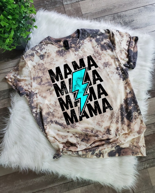 Mama Mama Mama Bleached Tee