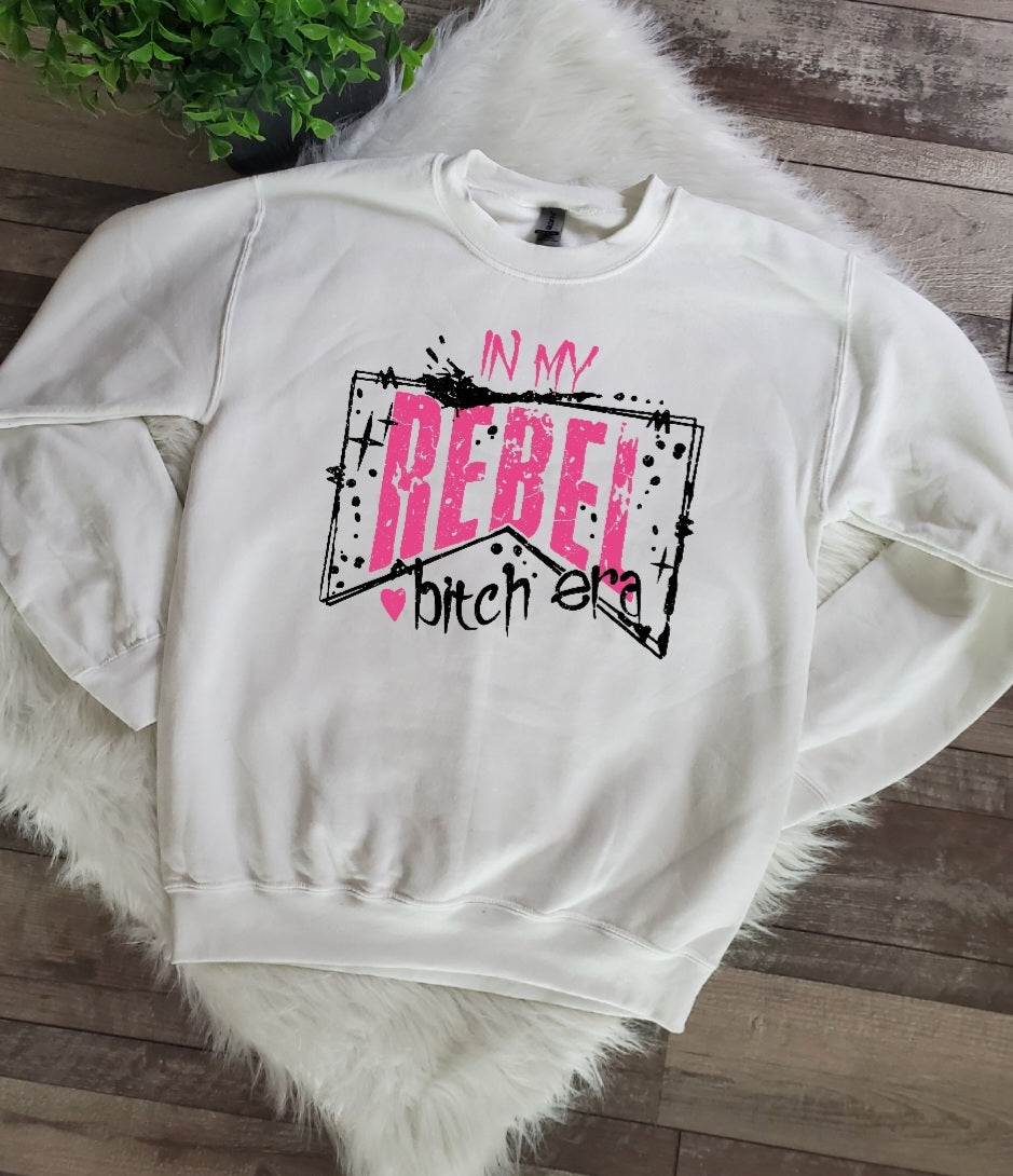 In My Rebel B Era White Sweatshirt