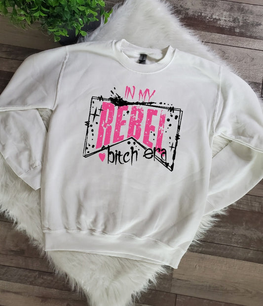 In My Rebel B Era White Sweatshirt