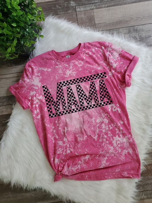Mama Checker Bleached Tee