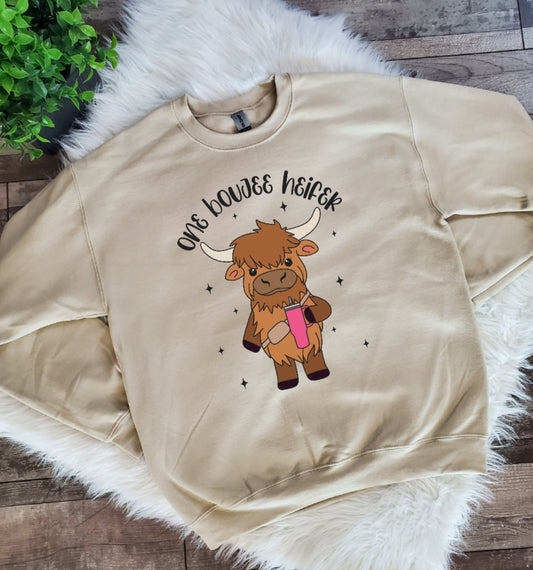 One Bougie Heifer Sweatshirt