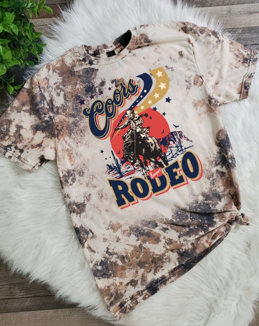 Coors Rodeo Cowhide Bleached tee