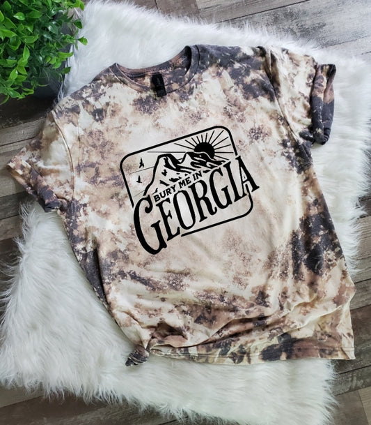 Bury Me In Georgia Bleached tee