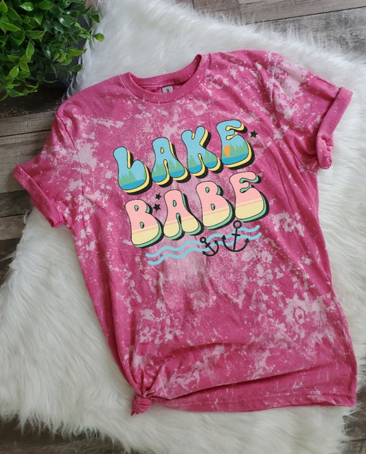 Lake Babe Bleached tee