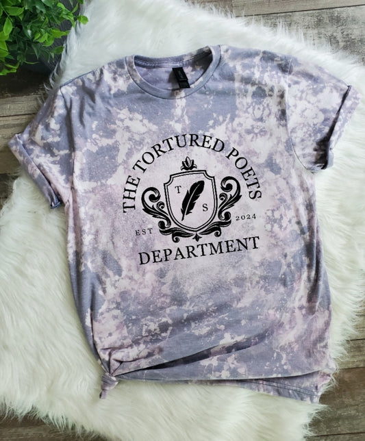 The Tortured Poets Dept Bleached tee