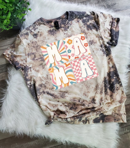 Mama Retro Bleached Tee