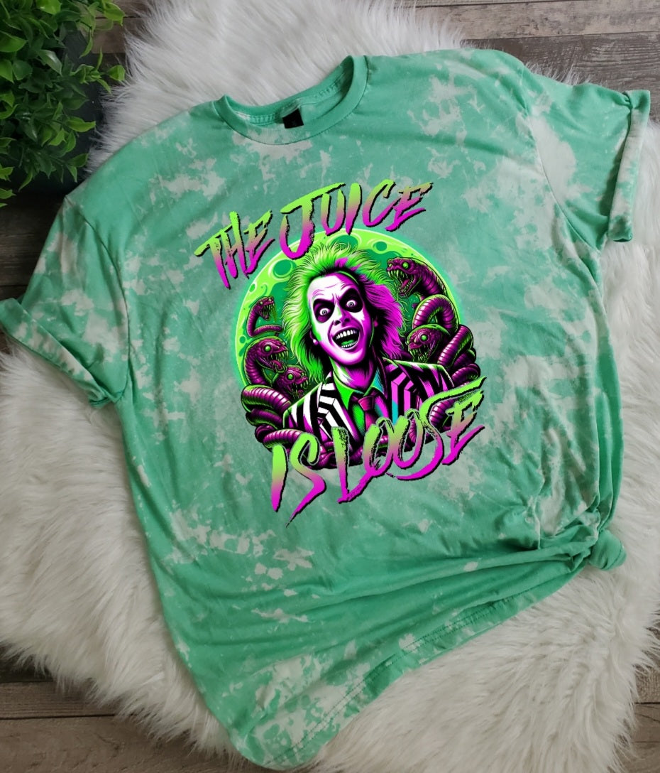 The Juice Beetlejuice Bleached Tee