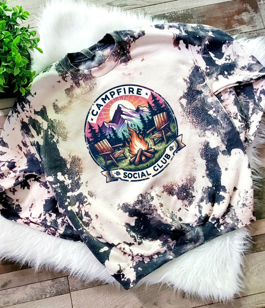 Campfire Social Club Bleached Sweatshirt