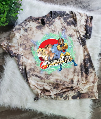 Thunder Cats Characters Bleached Tee