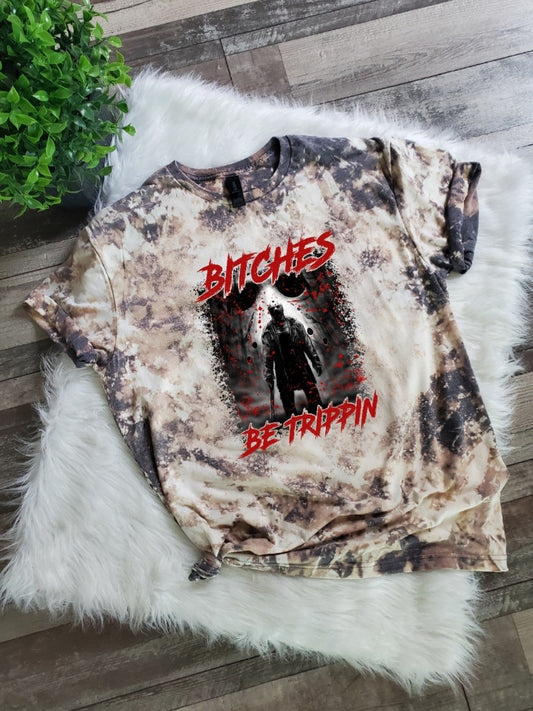 Friday The 13th Bleached Tee