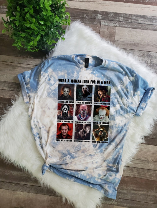 Halloween Bleached Tee