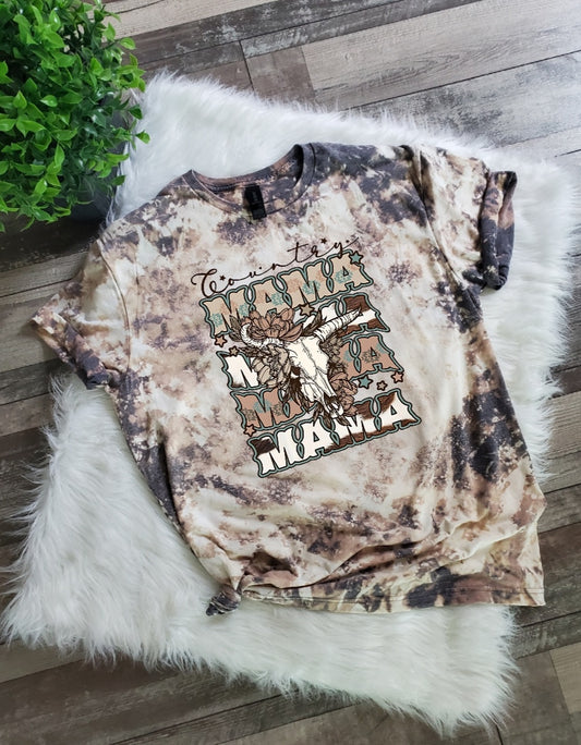 Country Mama Bleached Tee