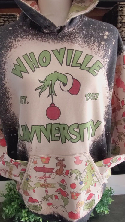 Whoville University Bleached Hoodie