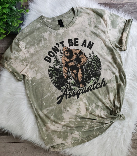 Don't Be Assquatch Bleached Tee