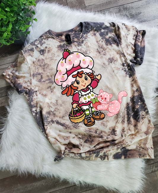 Strawberry Shortcake Bleached Tee
