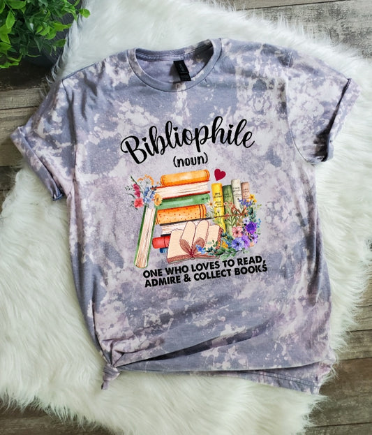 One Who Loves To Read Bleached Tee