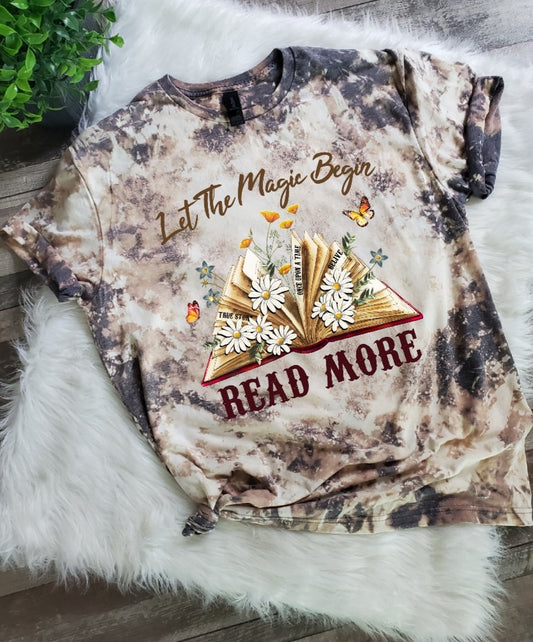 Let The Magic Begin Bleached Tee